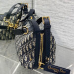 Christian Dior Medium D-Journey Bag M2417 Dark Blue